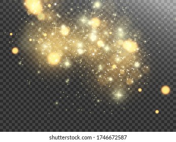 Lichteffekt. Stern brach mit Funkeln aus.Sonne. Vektorgrafik