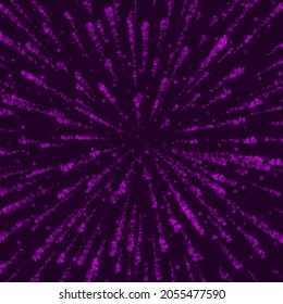 Glow light effect. Star burst with sparkles. Vector explosion