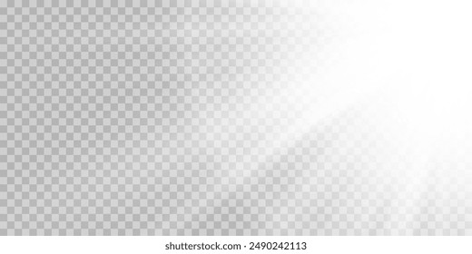 Glow light effect. Star burst with sparkles.Sun