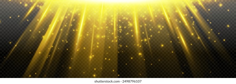 Glow light effect. Star burst with sparkles. Sun.	