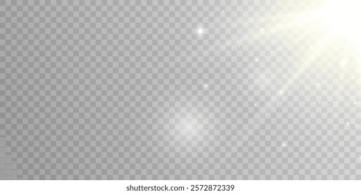 Glow light effect. Star burst with sparkles.Sun.	