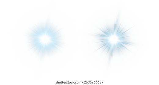 Glow light effect. Star burst with sparkles.Sun.
