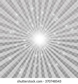 Glow light effect. Star burst with sparkles. Vector illustration