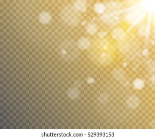 Glow Light Effect. Star Burst With Sparkles.Sun.