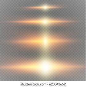Glow light effect. Star burst with sparkles.