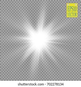 Glow light effect. Star burst with sparkles.Sun.Power energy neon lights cosmic abstract. Vector