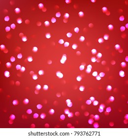 Glow light effect. Star burst with sparkles. Glitter defocused vector background. Abstract particles backdrop.