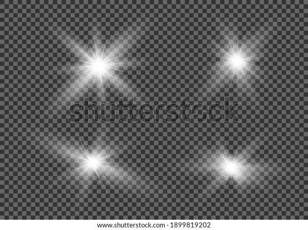 Glow light effect. Star burst with sparkles.\
Vector illustration