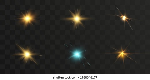 Glow light effect. Vector 10 eps	