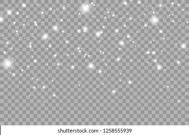 Glow light effect. Vector illustration. Christmas flash.Star dust. Decoration for advertising