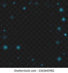 Glow light effect. Vector illustration. Christmas flash Concept . White sparks glitter special light effect. Vector sparkles on transparent background. Christmas abstract pattern.