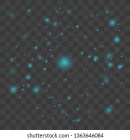 Glow light effect. Vector illustration. Christmas flash Concept . White sparks glitter special light effect. Vector sparkles on transparent background. Christmas abstract pattern.