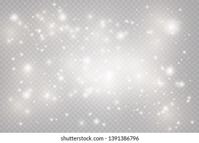 Glow light effect. Vector illustration. Christmas flash. dust