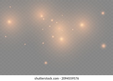 Lichteffekt. Vektorgrafik. Weihnachtsblitz. Staub