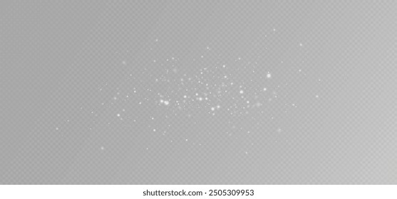 Glow light effect. Vector illustration. Christmas flash. dust