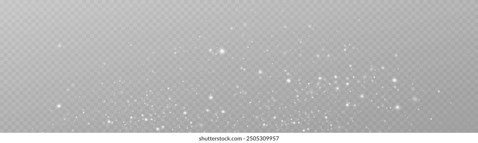 Glühlichteffekt. Vektorgrafik. Weihnachtsblitz. Staub