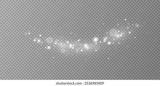 Glühlichteffekt. Vektorgrafik. Weihnachtsblitz Konzept.	