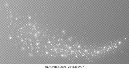 Glow light effect. Vector illustration. Christmas flash Concept.	