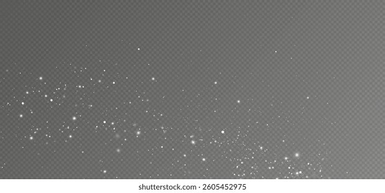 Glow light effect. Vector illustration. Christmas flash. dust