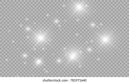 Glow Light Effect Vector Illustration Christmas Stock Vector (Royalty ...