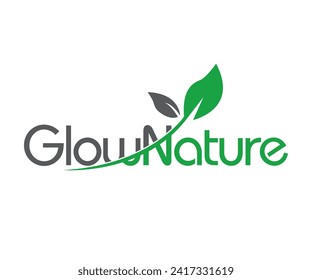 Glow Nature Logo Free Vector Design