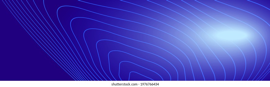 glow optical illusion, light blue lighted lines on dark blue vector background, linkedin banner, facebook cover, instagram post, webinar announcement, online workshop advertisement, digital blockchain