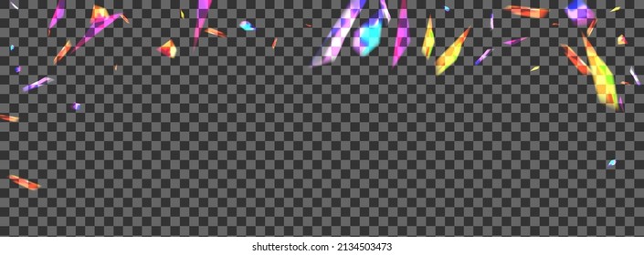 Glow Particle Background Transparent Vector. Glare Flash Illustration. Green Starburst Texture. Multicolored Gradient. Bokeh Splash Template.
