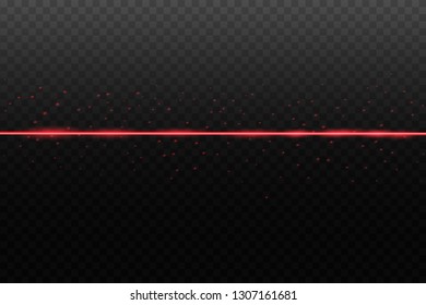 Glow red line abstract design special effect element.
