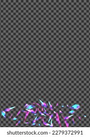 Glow Shimmer Background Transparent Vector. Spot Flash Illustration. Shine Decorate Design. Multicolored Lens. Particle Luxury Template.