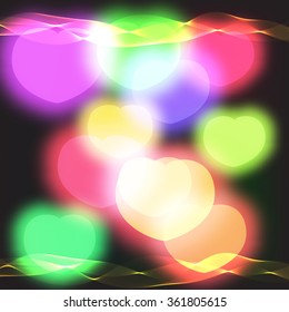 Glow Soft Hearts for Valentines Day