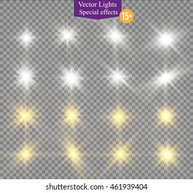 Glow special effect light, flare, star and burst.