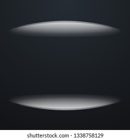 Glow special light effect, flare, star and spark Isolated. Vector lights 