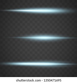 Glow special light effect, flare, star and spark Isolated. Vector lights ...