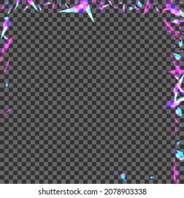 Vector transparente de fondo de punto brillante. Diseño Mágico Shimmer. Papel de escritorio digital azul. Decoración Multicolores. Plantilla brillante.