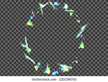 Glow Spot Background Transparent Vector. Confetti Year Design. Pink New Card. Green Clarity. Particle Blurry Template.