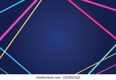 Glow stick neon combo color ray background 