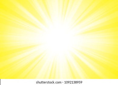 The glow of the sun