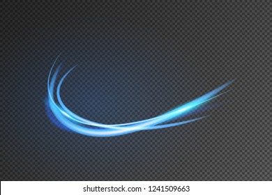 Glow swirl light effect.Abstract rotational lines. Power energy element.Shining neon lights cosmic abstract frame. Magic round frame. Swirl trail effect.