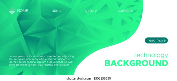 Glow Technology Brochure. Gradient Science Presentation. Business Landing Page. Digital Triangle Pattern. Neon Technology Graphic. Neon Science Landing Page. Green Technology Futuristic Background.