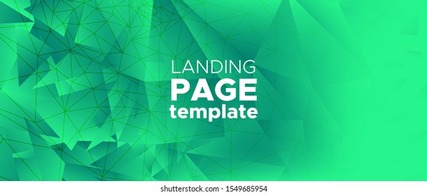 Glow Technology Brochure. Gradient Science Illustration. Business Landing Page. Digital Triangle Banner. Neon Technology Pattern. Neon Science Landing Page. Green Technology Futuristic Background.