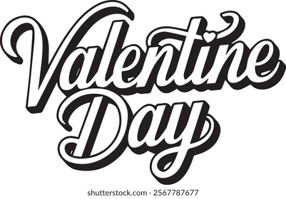 Valentine’s Glow Typography with Heart