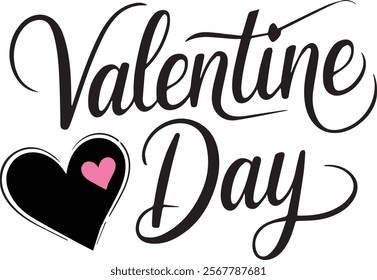 Valentine’s Glow Typography with Heart