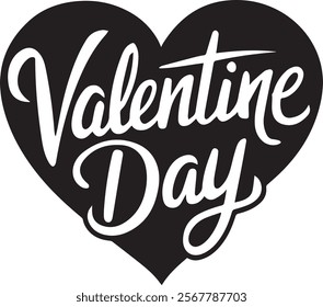 Valentine’s Glow Typography with Heart