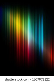 Glow vertical lines with colorful background. Vector Eps10