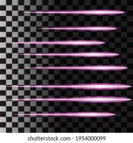 Efecto transparente blanco brillante, destello de lente, explosión, brillo, línea, destello solar, chispa y estrellas. para ilustración de plantilla 