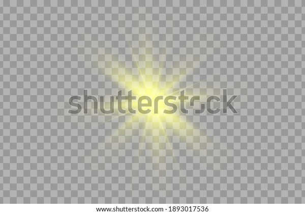 Glow yellow light effect set, lens flare,\
explosion, glitter, line, sun flash, spark and stars. Abstract\
special effect element\
design.