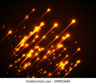 glowing abstract background