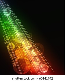 glowing abstract background