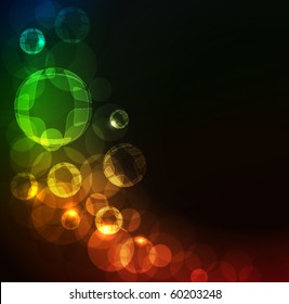 glowing abstract background
