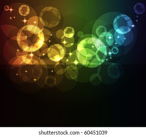 glowing abstract background